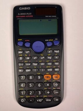 Casio fx-300ES Plus Natural VPAM Two Way Power Scientific Calculator with Cover